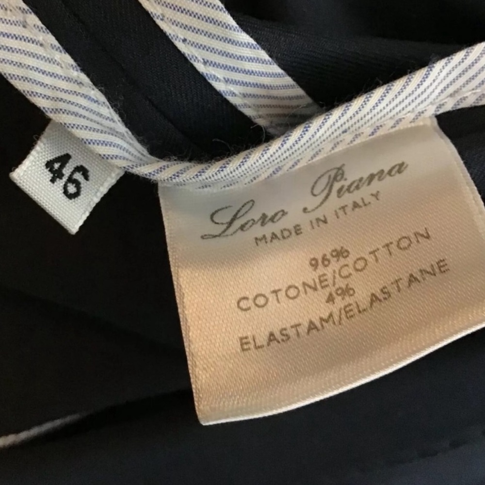 Loro Piana Cotton Blazer V Neck Long Sleeve Jacket - Picture 9 of 9